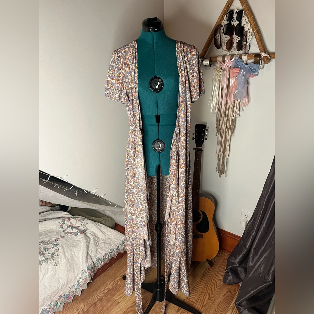 Cute floral dress, coverup, cardigan